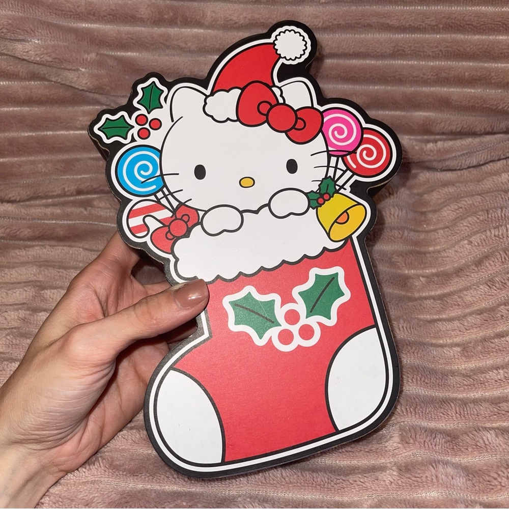 Hello Kitty Stocking Sign Plaque - Picture 3 of 4